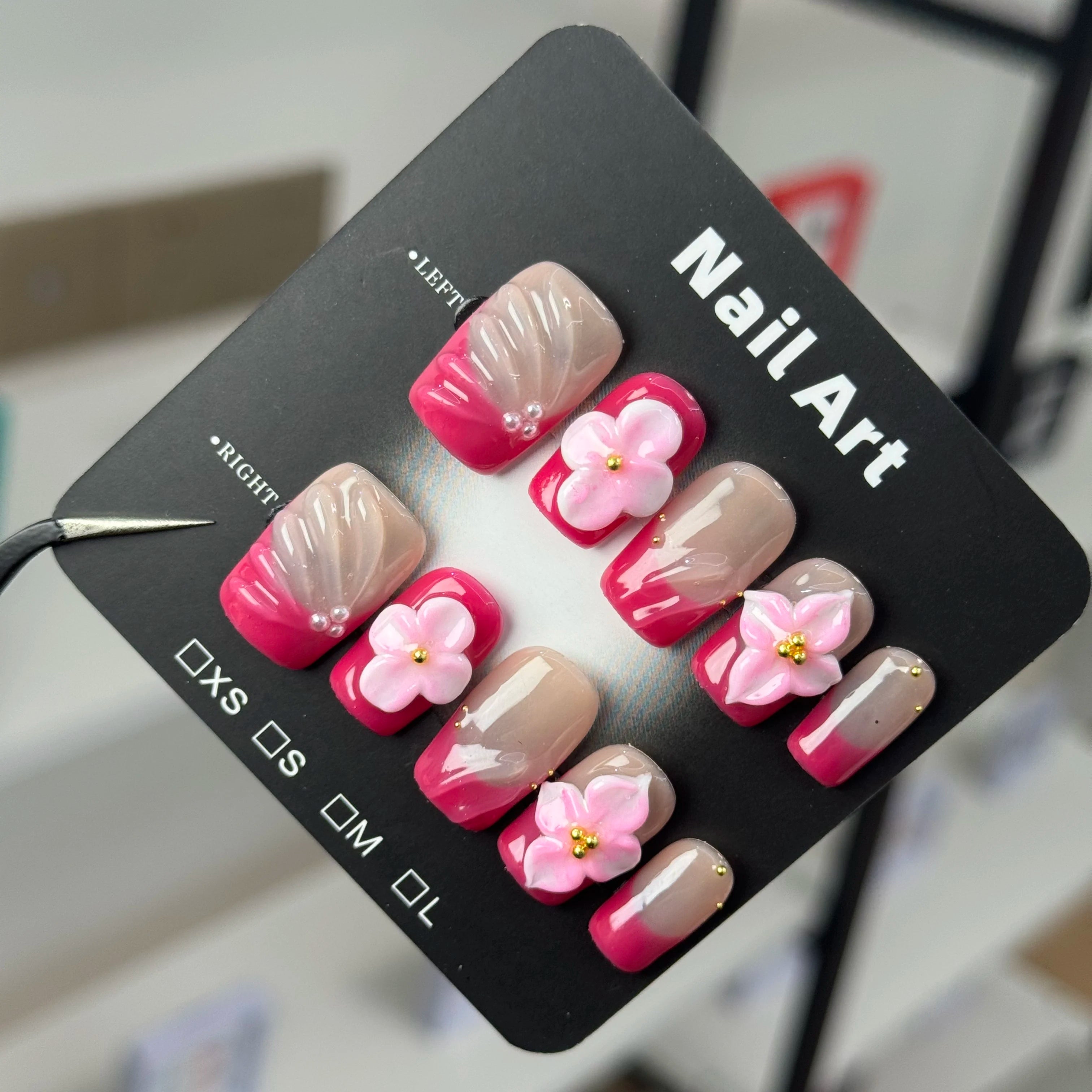 Durable Comfort-Fit Press-On Nails – DDX-H037