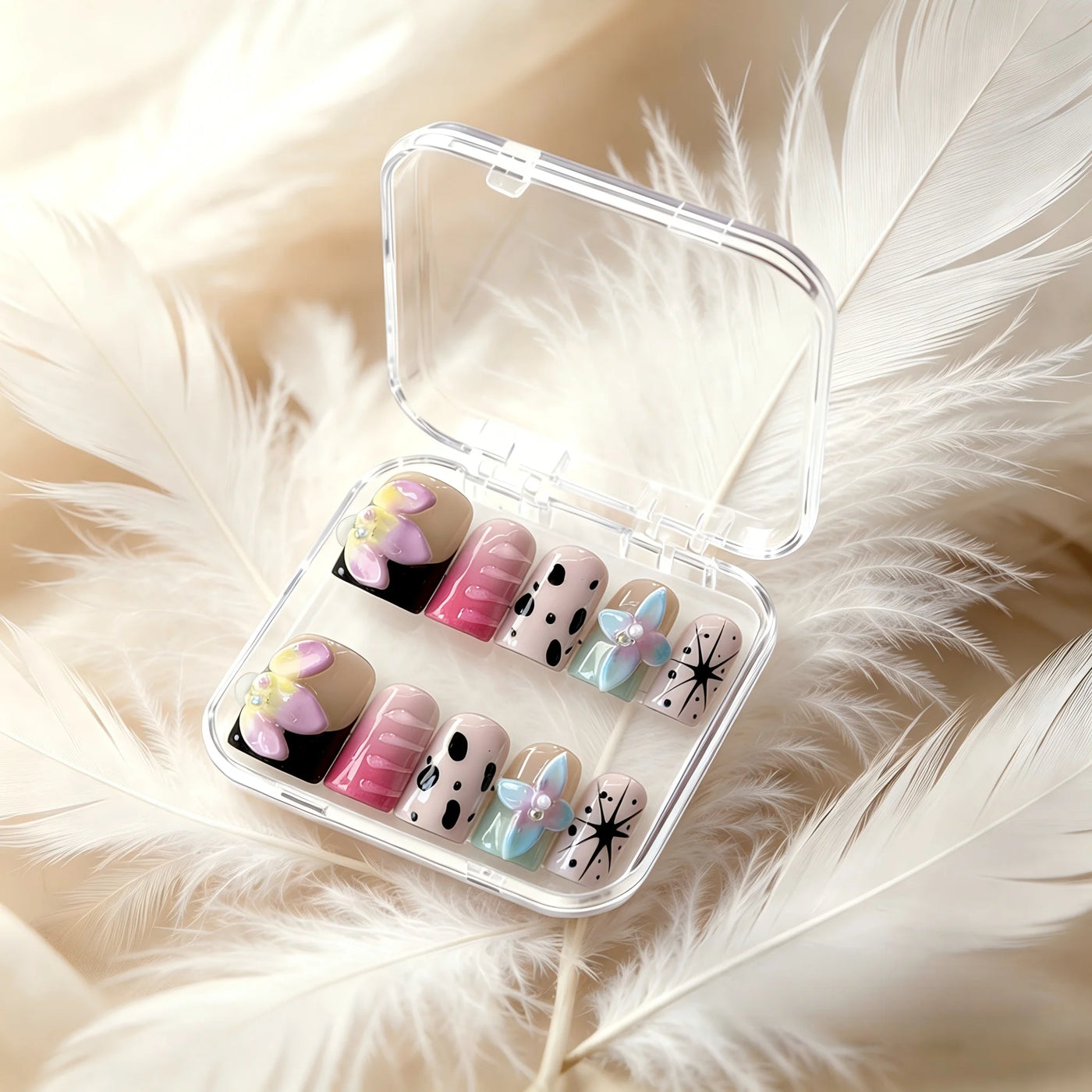 Integrated-Design Reusable Press-On Nails – DDX-H014