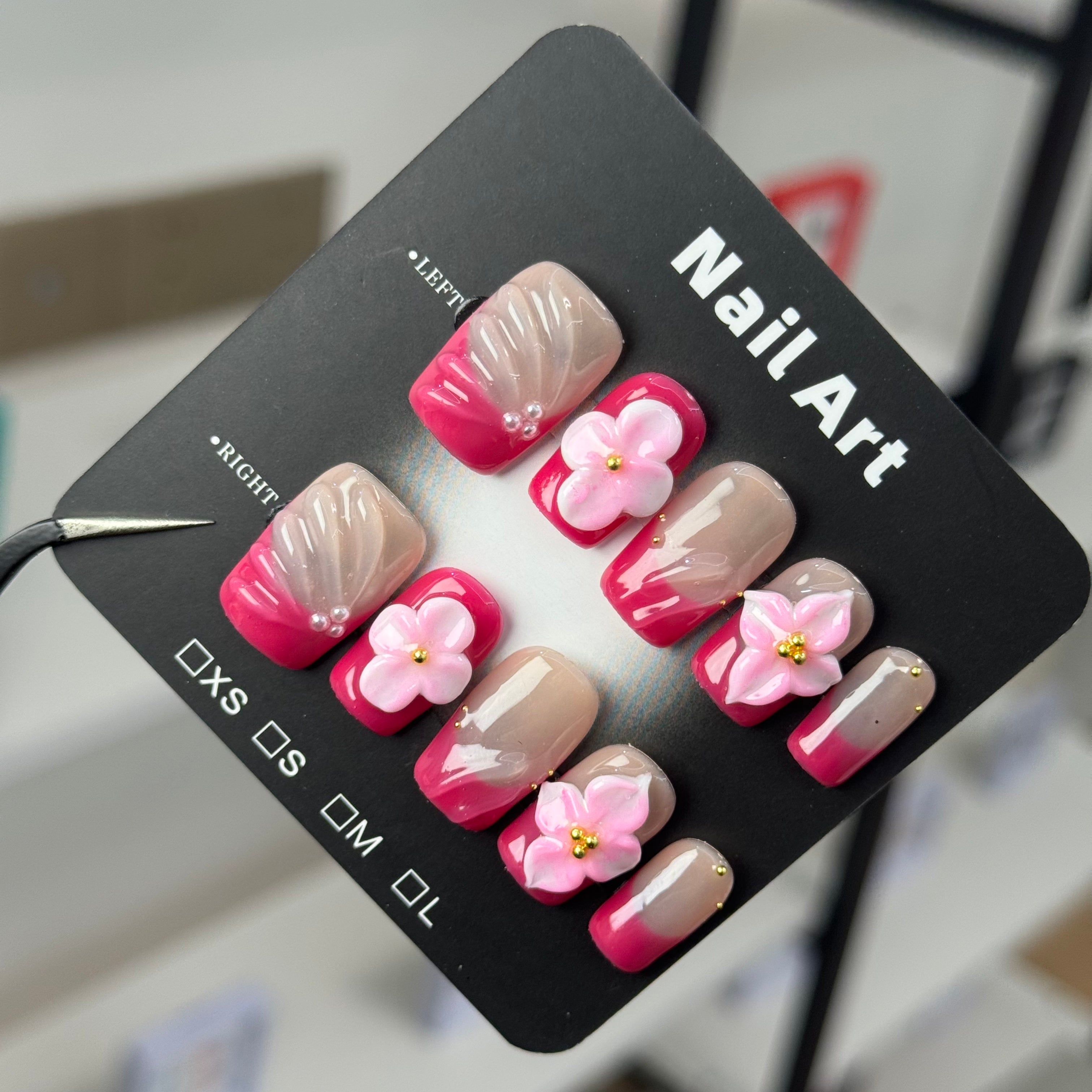 Durable Comfort-Fit Press-On Nails – DDX-H037