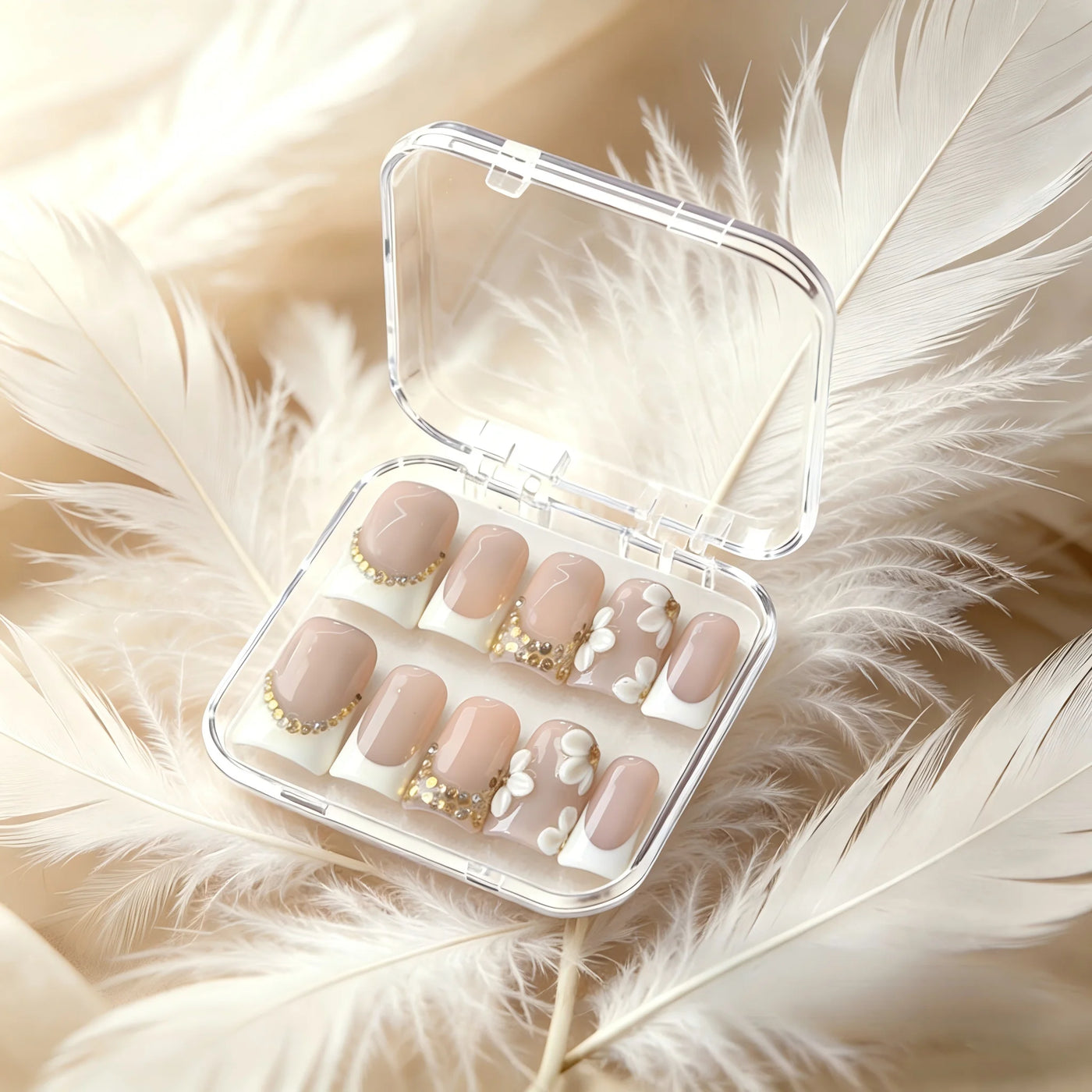 Duck-Flare Handmade Press-On Nails – DDX-H025