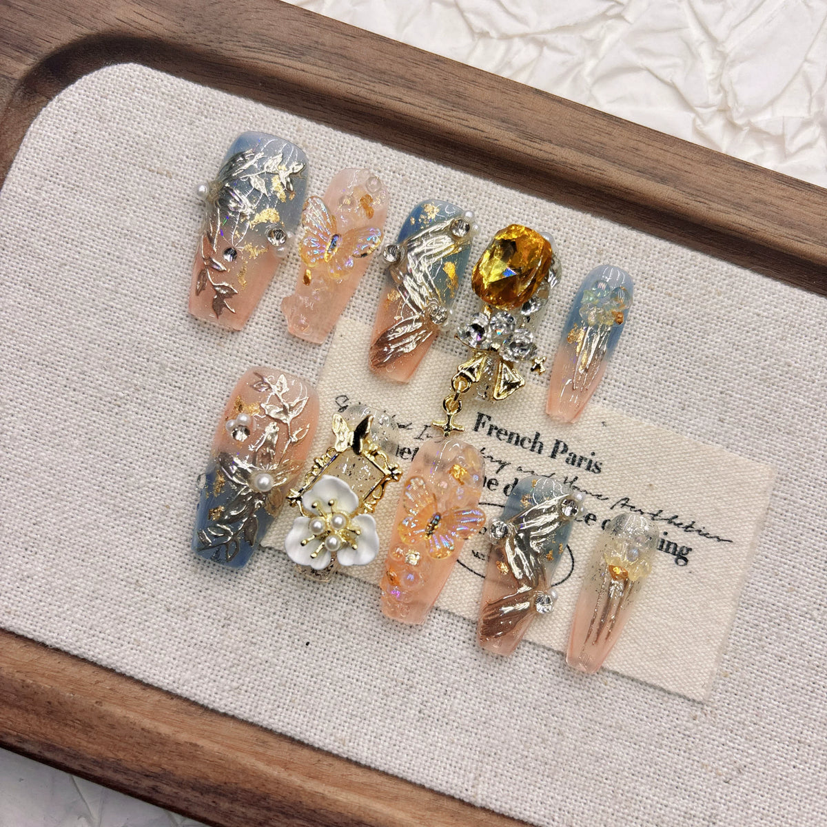 Dunhuang-Inspired Celestial Press-On Nails